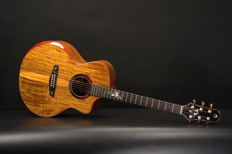 Natasha JC43 - Full Body Solid Koa Acoustic Guitar 2023 - Gloss image 1