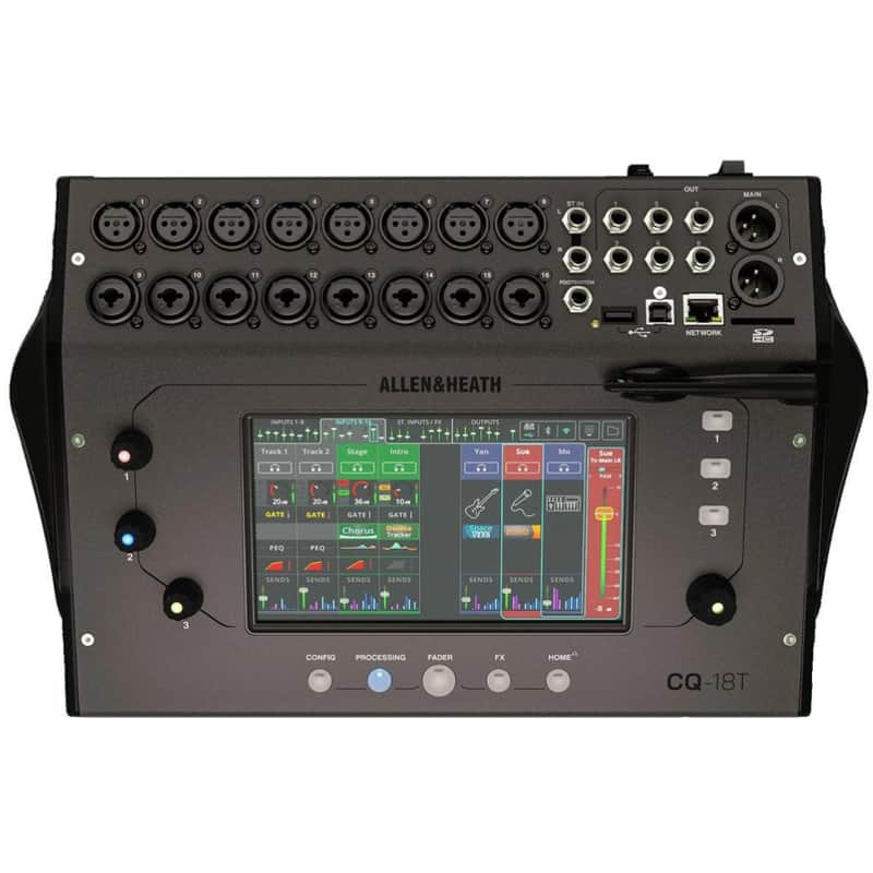 Allen & Heath CQ-18T Ultra-compact 96kHz Digital Audio Mixer image 1