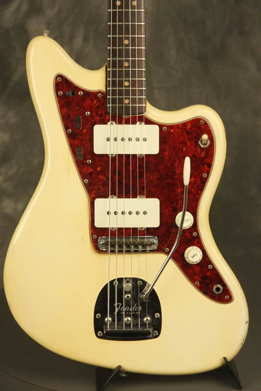original 1964 Fender JAZZMASTER Olympic White w/matching headstock