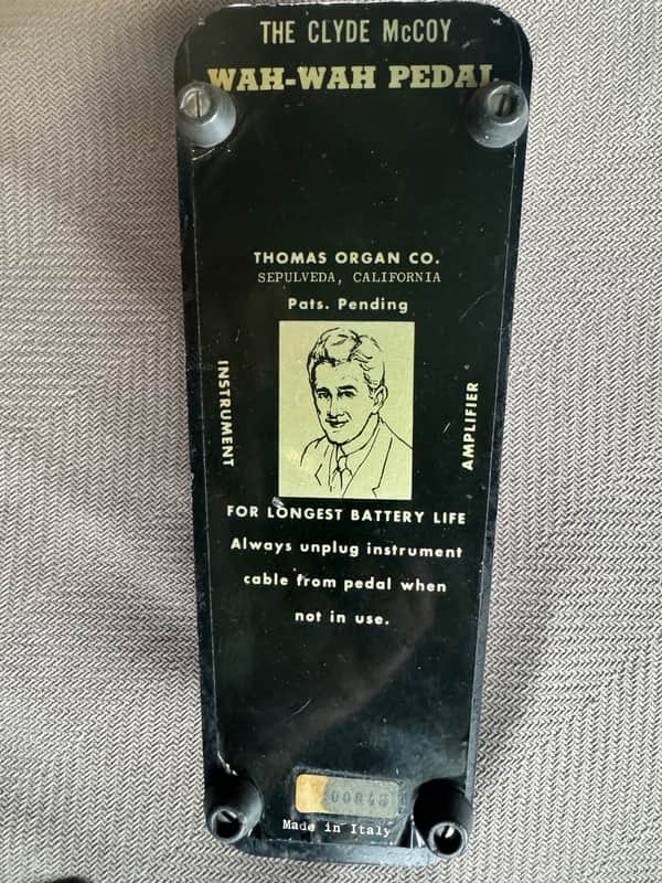 1967 Vintage Vox Clyde McCoy Picture Wah-Wah image 1