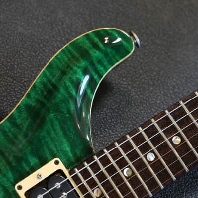 1996 PRS Custom 24 Electric Guitar Emerald Green + OHSC image 3