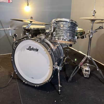 Ludwig Classic Maple 3 Piece Early 2020's - Vintage Black Oyster image 1