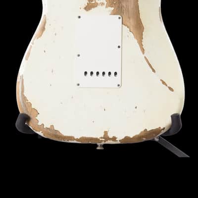 Fender Stratocaster Custom Shop 1960 Heavy Relic White Sparkle image 9