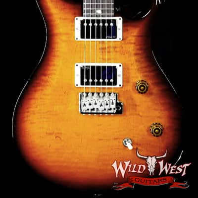 2024 Paul Reed Smith PRS Wild West Guitars 2023 Special Run CE 24 Painted Black Neck 57/08 Pickups Violin Amber Sunburst 7.85 LBS image 1