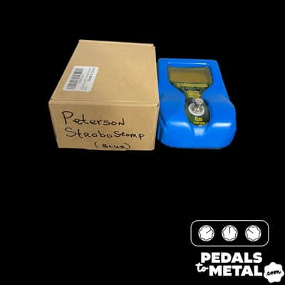 Peterson VS-S StroboStomp Pedal Tuner 2000s - Blue - X15548 image 2