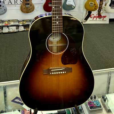 Immagine Gibson J-45 Standard 2025, Vintage Sunburst with Case - Pre Owned - 5