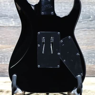 ESP LTD KH-202 LH Kirk Hammett Signature Skull-and-Bones Inlays Black Electric Guitar image 4