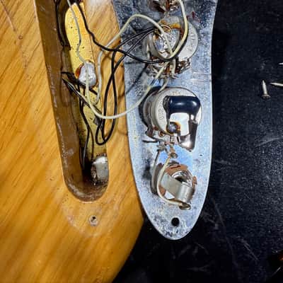 Fender Jazz Bass 1973 - beautiful Natural Ash finish w/a 4-Bolt Black/Bound Maple Neck ! image 11