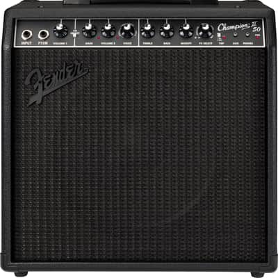 Fender Champion II 50 Blackout 112 Guitar Combo Amplifier image 2