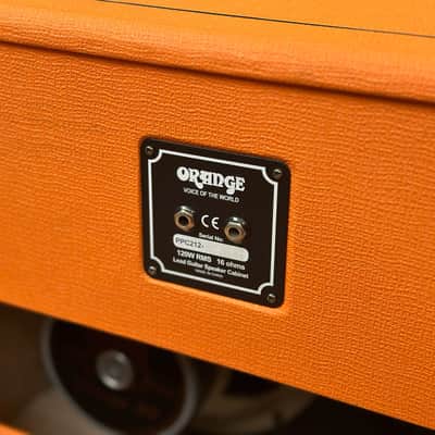 Orange PPC212 120 Watt 16Ω 2x12" Closed-Back Speaker Enclosure image 5