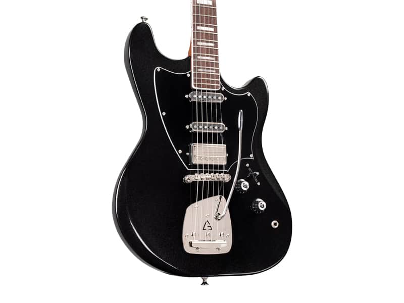 Guild Surfliner Deluxe Black Metallic - Solid Body Electric Guitar image 1