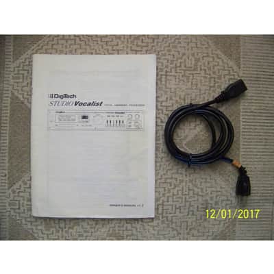 DigiTech Studio Vocalist 2-5 Part Harmony Classic Rackmount Processor image 8