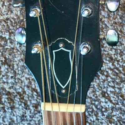 Vintage 1968 Vintage Guild d35  d-35 Natural dreadnaught acoustic guitar made in the usa image 2