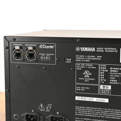 Yamaha Rio3224-D2 32-input / 24-output Dante Stage Box CG01LWV image 10