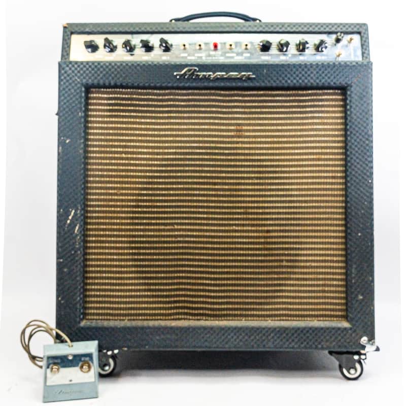 1960s Ampeg Gemini II Model G-15 – 30W Tube Combo – 1x15 – Footswitch image 1