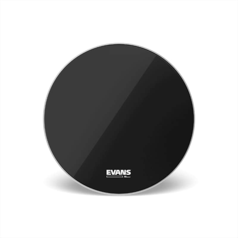 PELLE EVANS RISONANTE PER GRANCASSA 16" EQ3 Resonant Black Tom image 1