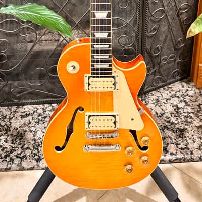 2015 Gibson Memphis ES-Les Paul Double Cream VOS – Lemon Burst – Rare Factory Dual DiMarzio Model - 1 of 150 Produced image 2