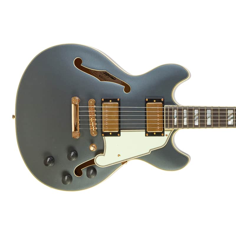 D'Angelico Deluxe Mini DC Limited Edition Matte Charcoal | Reverb
