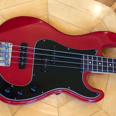 VINTAGE Dean Jammer III Red Bass Guitar, 1980s, Made In Korea, 34" Scale, 2 Pu's image 7