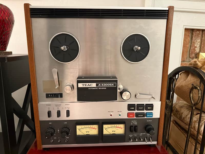 TEAC A-4300SX 1/4" 4-Track Reel to Reel Tape Recorder - Automatic Reverse image 1
