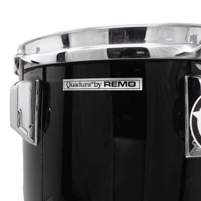 REMO Encore Quadura Acousticon Black 22" - 12" - 13" 16" 4cs image 8