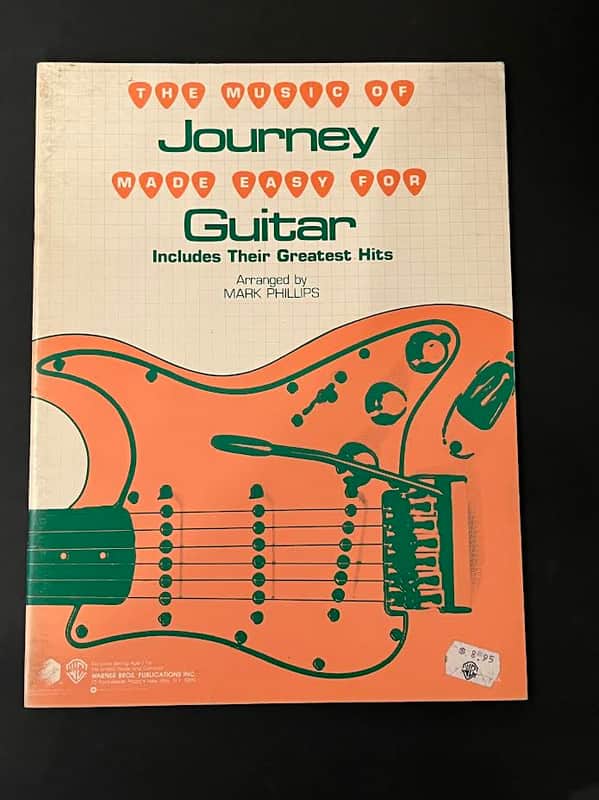 Warner Bros The Music of Journey Made Easy For Guitar Sheet Music Book