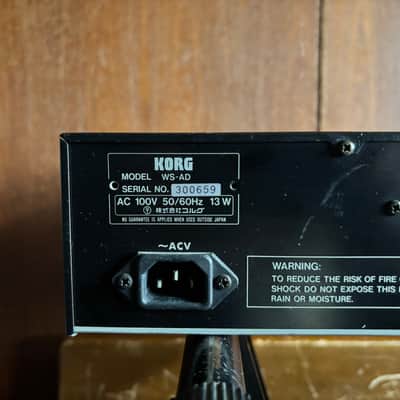 Korg Wavestation A/D module of wavestation ex New battery and Display image 9