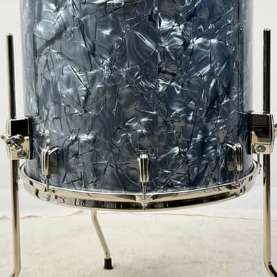 Slingerland 22/13/16" Radio King Drum Set - Black Diamond Pearl image 15