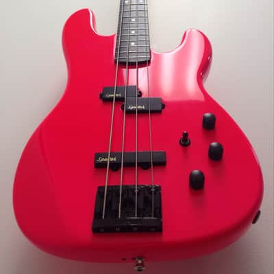 Kramer Spector P/J Style Bass 80's Hot Pink image 3