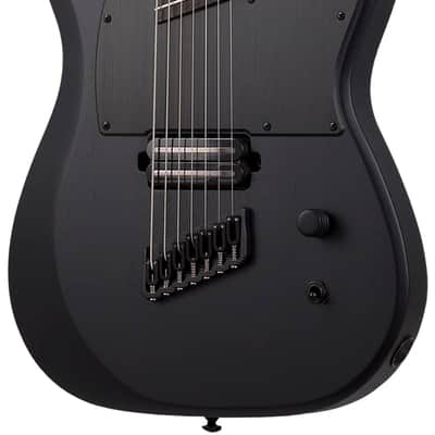 Schecter PT-7 MS Black Ops Satin Black Open Pore image 1