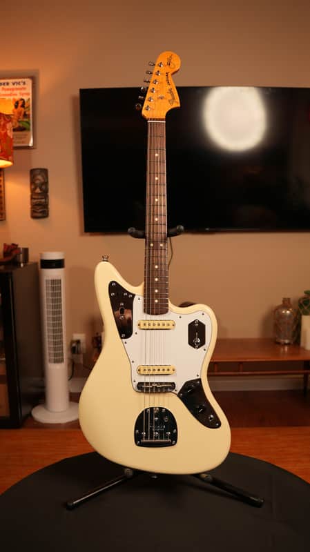 2019 Fender Johnny Marr Signature Jaguar - Olympic White image 1