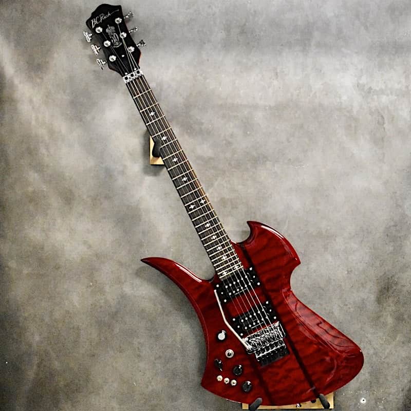 B.C. Rich Left Handed Mockingbird Legacy ST FR 2022 - Trans Red