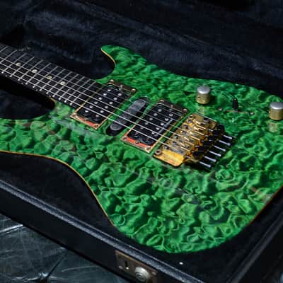 Brian Moore USA MC-1 Double Cutaway Emerald Green 1990's image 1