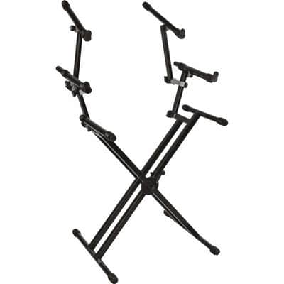 Quiklok QL723 Stand clavier X double avec trois niveaux - noir image 1