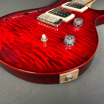 PRS CE 24 Semi-Hollow w/Gig Bag - Fire Red Burst image 3