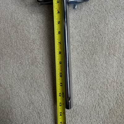 Premier Vintage Lokfast Double Tom Drum Holder Mount Post - two 5” L Arms - Chrome image 11