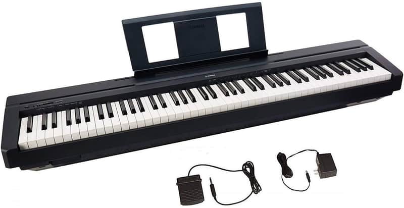 Yamaha P-45 88-Key Weighted Digital Piano w/Pedal image 1
