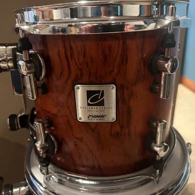 RARE - MINT - Sonor Designer 1996 - Bubinga Wood 4pc w/HSCs image 4