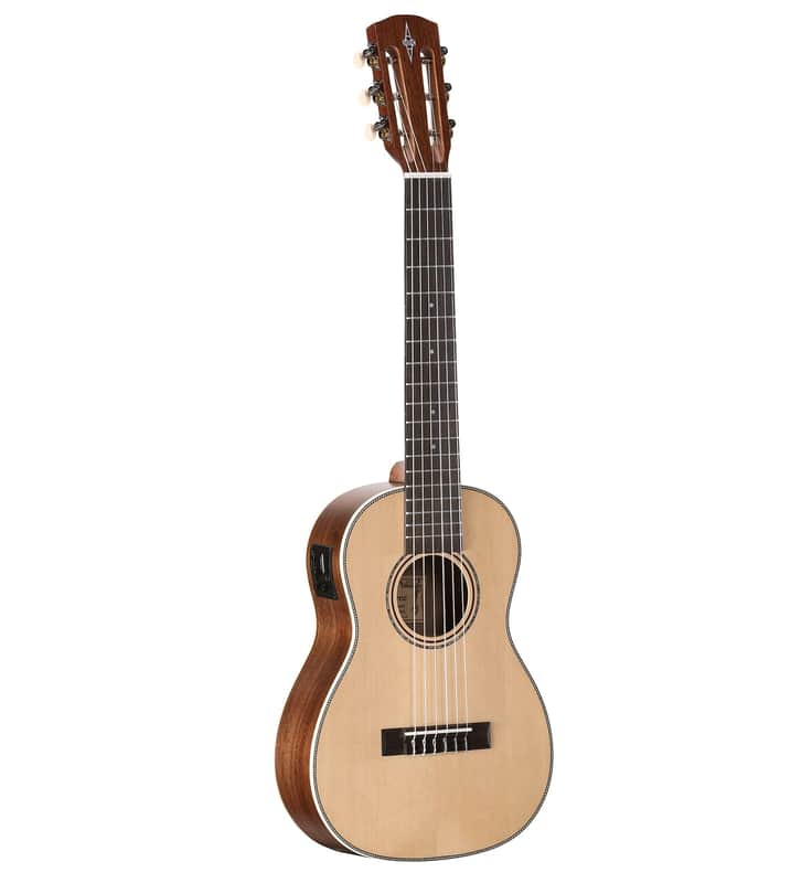 Immagine Alvarez AU70BE/6 Artist Baritone Travel Acoustic-Electric Ukulele (Natural Satin) - 1
