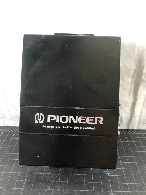 Pioneer Electonics GM840 4-Channel Car Power Amplifier Tested & Working #12 image 1