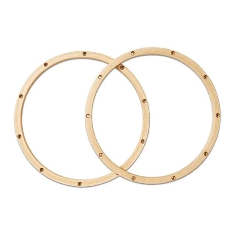 PDP 14 inch 10 Lug Wood Hoops for Snare (pair) image 1