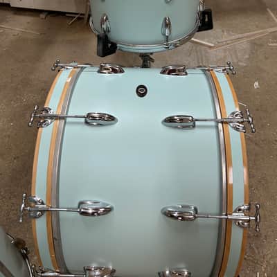 Slingerland Gene kupra deluxe ensemble 1956/59 - Sea foam lacqued image 8
