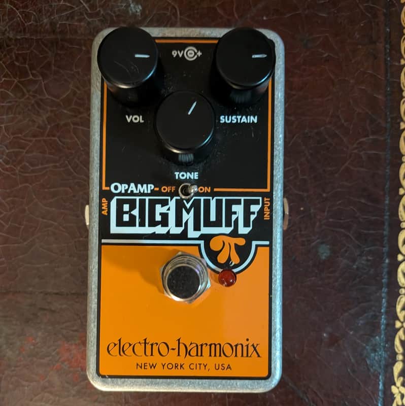 Electro-Harmonix Op Amp Big Muff Pi Reissue 2017 - Present - Black/Orange image 1