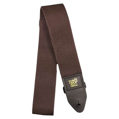 Ernie Ball Brown Polypro Guitar Guitar Strap 4052 image 2