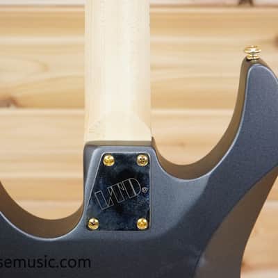 ESP LTD M-1001 - Charcoal Metallic Satin image 11