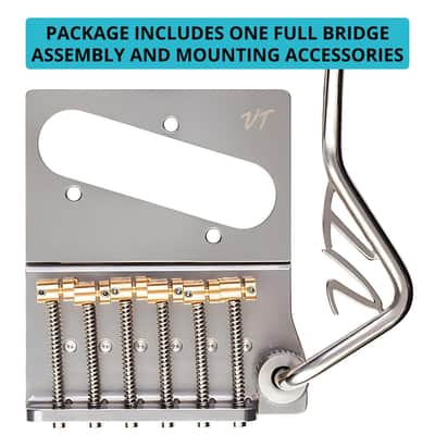 Vega-Trem VT2ND Teletrem Classic Telecaster Guitar Tremolo for TeleBridge image 3