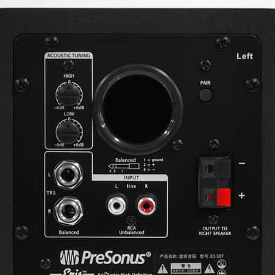 Presonus Eris E3.5BT - Bluetooth Home Stidio Nearfield and Computer monitor set image 3