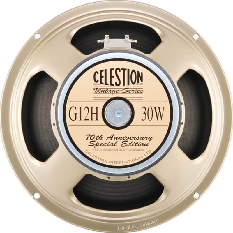 CELESTION T4533 30-Watt 70th Anniversary G12H 12-inch Classic Rock Guitar 8 Ohm Replacement Speaker image 1