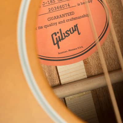 Gibson J-185 Century 12-Fret | Antique Natural image 8