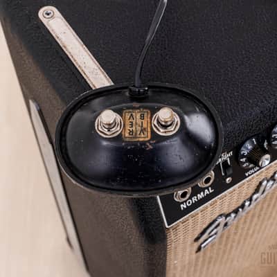 1967 Fender Super Reverb Black Panel Vintage Tube Amp w/ Cover & Ftsw, Fleet Foxes, Phil Ek-Owned image 23